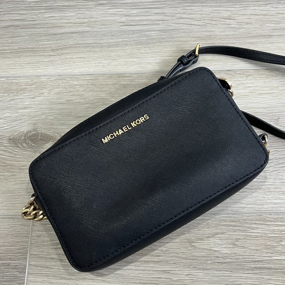 Michael Kors Ginny Leather Crossbody Bag